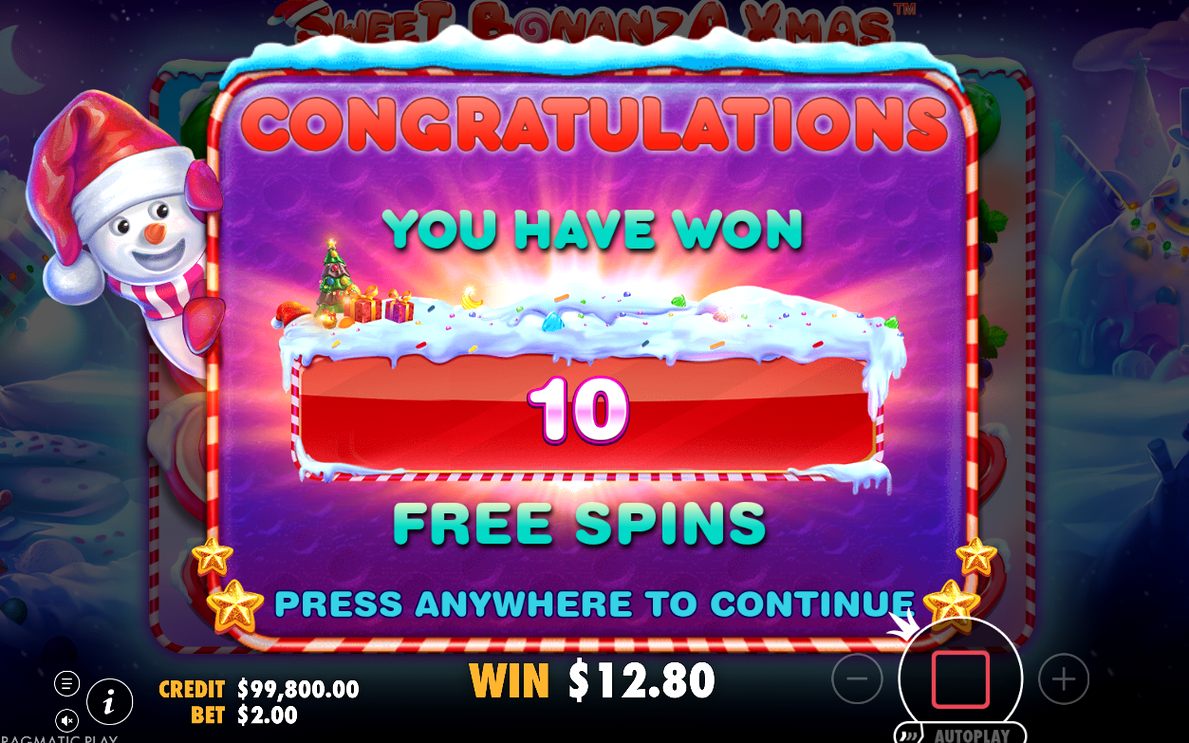 Free Spins med mörkblå bakgrund och glittrande partiklar